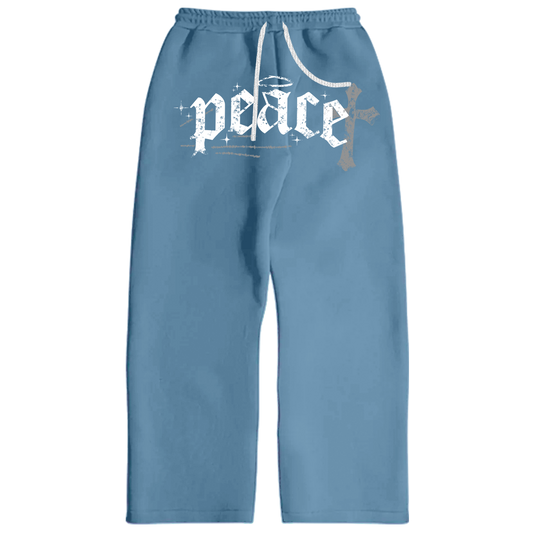 Peace Sweatsuit Pants Blue