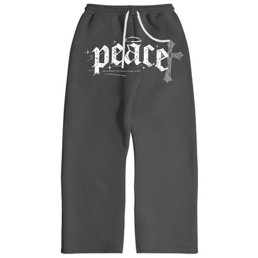 Peace Sweatsuit Pants Grey