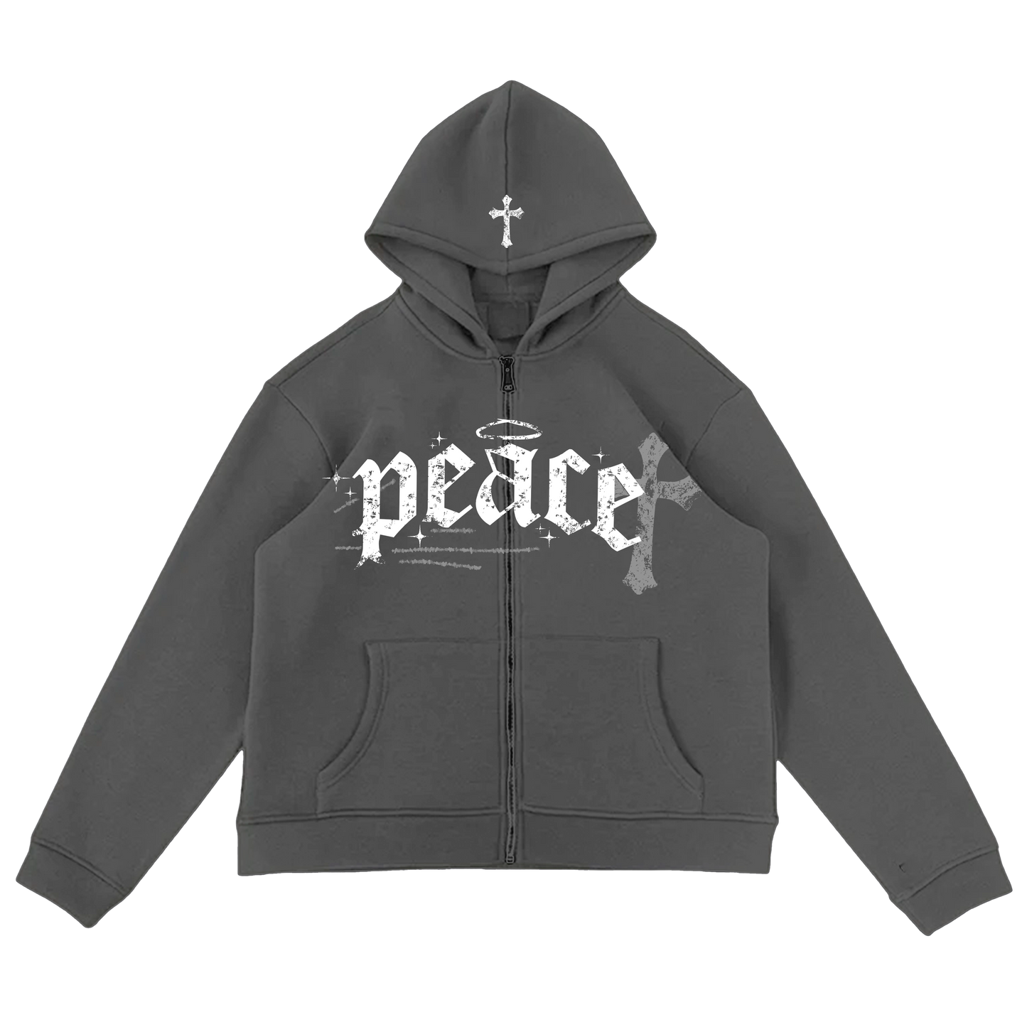 Peace Sweatsuit Hoodie Grey