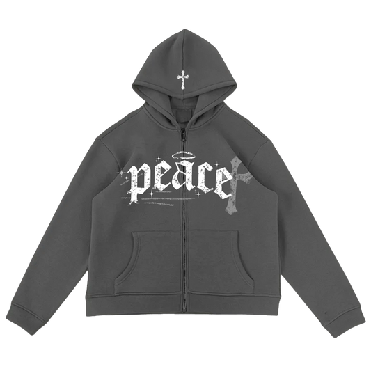 Peace Sweatsuit Hoodie Grey