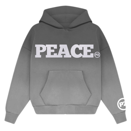 Peace Hoodie V2 Black Grey