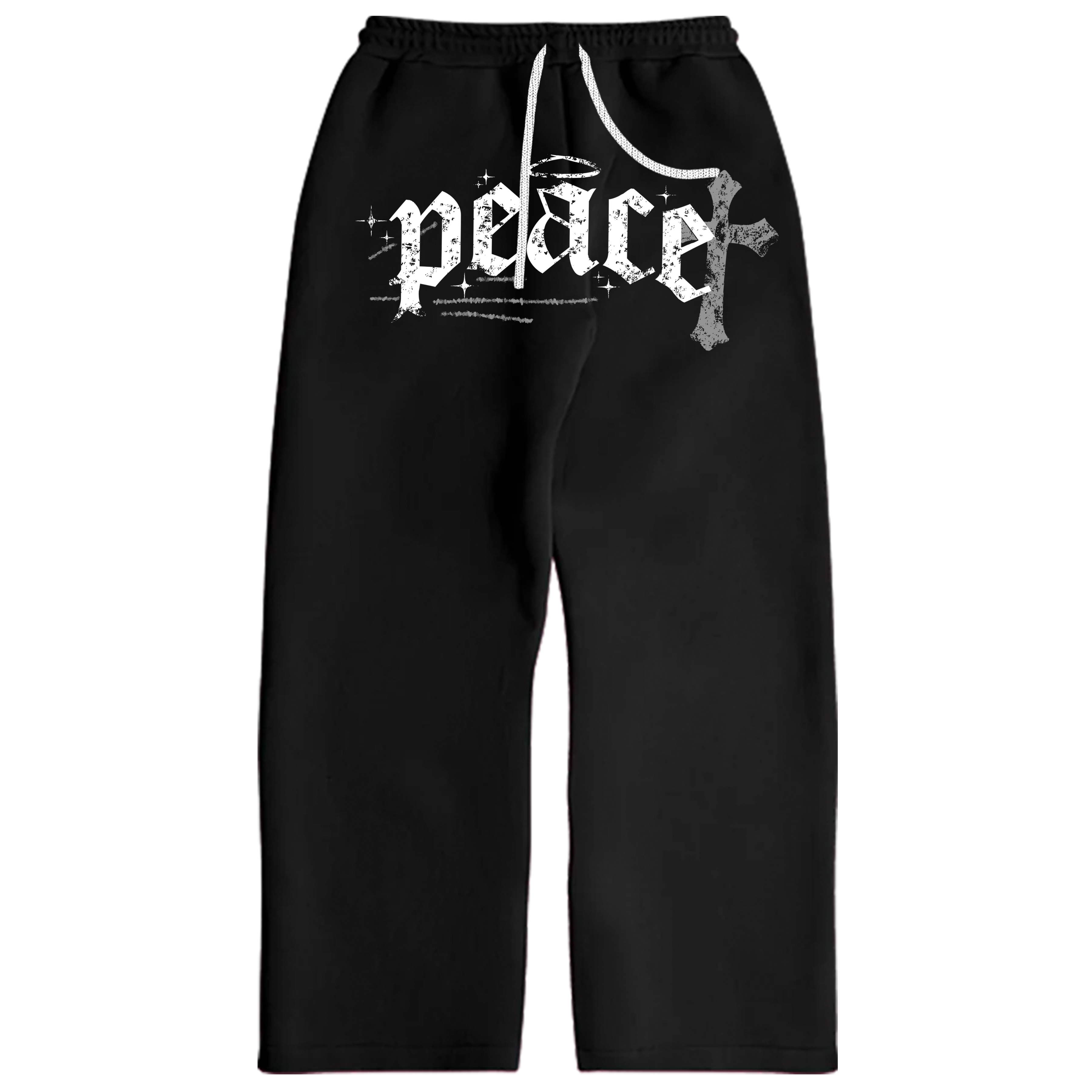 Peace Sweatsuit Pants Black